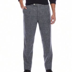 Brunello Cucinelli Pleated Leisure Fit Alpaca & Wool-Blend Pant