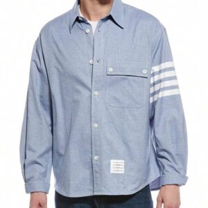 Thom Browne 4 Bar Oversized Shirt