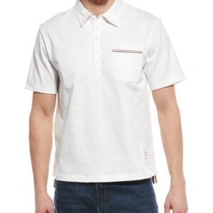 Thom Browne Jersey Oversized Polo Shirt